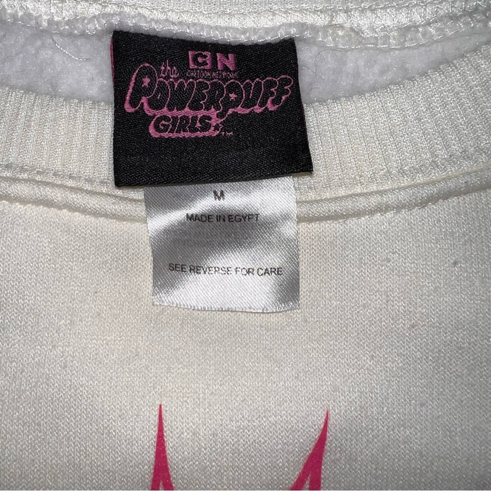 Powerpuff Girls Medium Cream Crewneck Sweatshirt - Picture 6 of 6